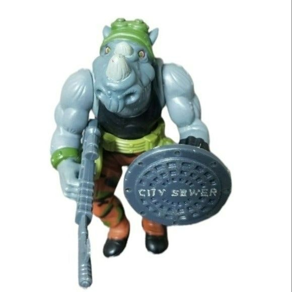 Other - TMNT ROCKSTEADY Action Figure Teenage Mutant Ninja Turtles 1988 Vintage